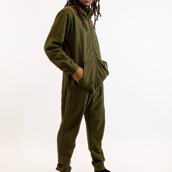 Men's Hemp Zip Fleece Jacket - Picture 12 of 13